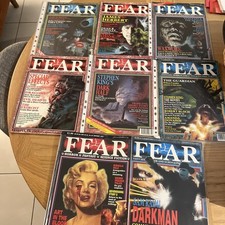 FEAR Magazine Lot: Issues 1,2,6,7,10,13,15 & 25 Great Condition 8 magazines.