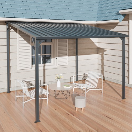 Outdoor pergola x10 - pergola, 8'x10'