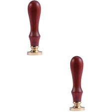  2 PCS Craft Stamps Letter Wax Seal Kit Retro Stamper Sealing Stampers