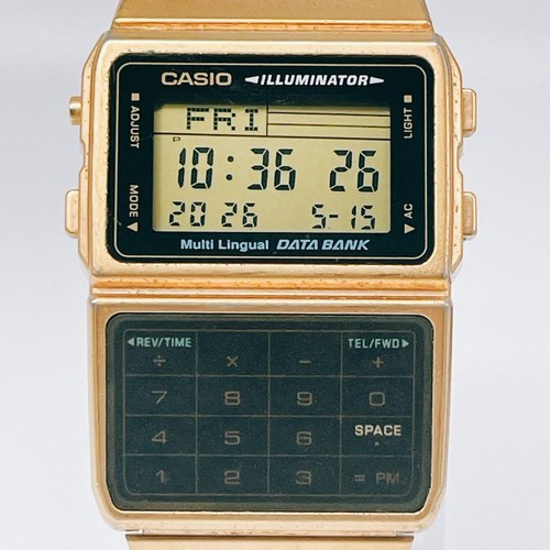 Casio data bank dbc - data, gold
