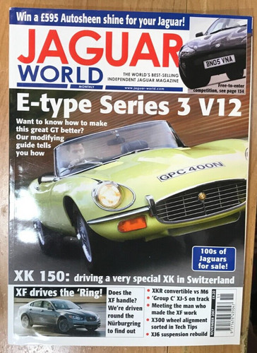 Jaguar world magazine november - jaguar,
