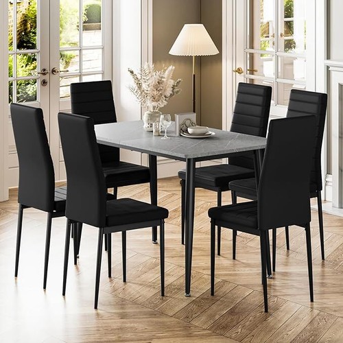 120cm marble effect dining - effect,
