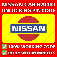 ✅NISSAN RADIO CODE CAR CODES MICRA NOTE QASHQAI ALMERA JUKE CONNECT UNLOCK FAST✅