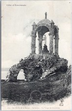 Antique Postcard Stone Chapel St-Suliac France