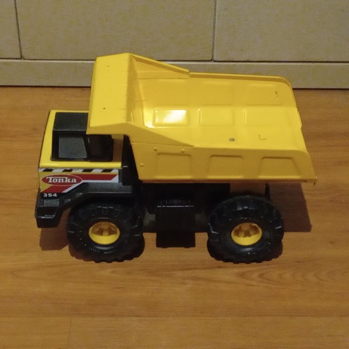 Tonka dump truck 354 yellow - dump,