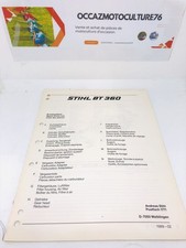 Stihl BT 360 Auger Exploded