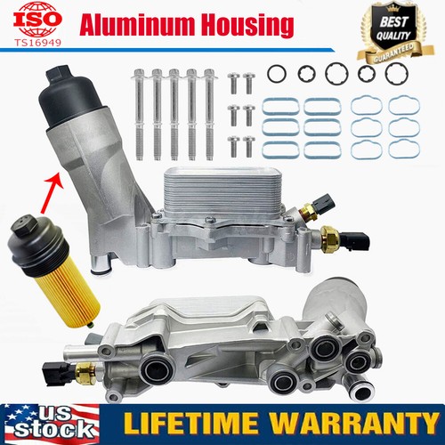 Aluminum engine oil cooler - aluminum,
