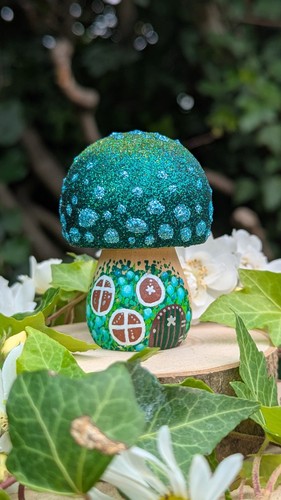 Whimsical mushroom fairy house - whimsical,