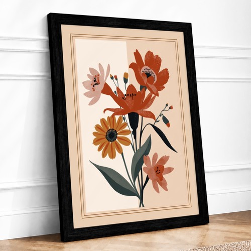 Botanical study terracotta - botanical,
