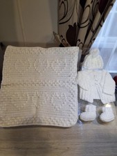 Hand Crochet Baby Layette Set
