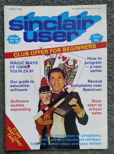 Sinclair user magazine - sinclair,