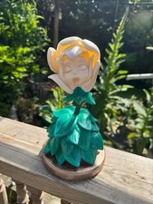 Alice in Wonderland White Rose Figurine | Hand-Painted Fantasy Decor |Wonderland