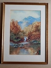 ANTIQUE 1880s WATERCOLOUR