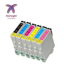 6 Ink Cartridge Fits For Epson Stylus Photo R200 R220 R300 R300M R320 R330 R340