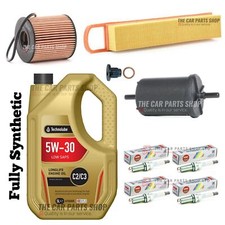 FOR PEUGEOT 207 1.4 1.6 PETROL ENVY FULL SERVICE KIT WITH NGK PLUGS X  4