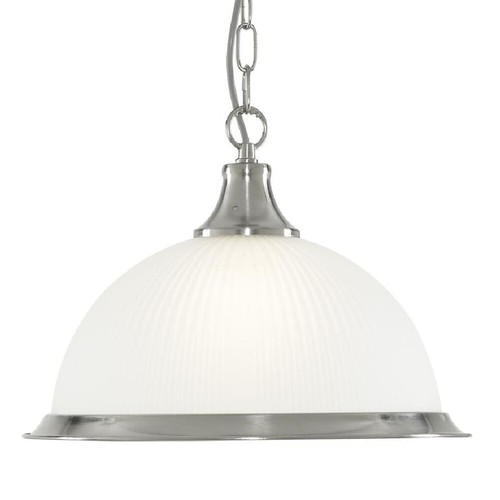 Satin chrome opal - satin, ribbed
