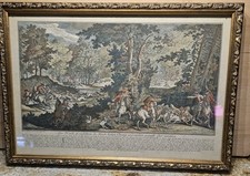 Old German Print On Fabric Fox