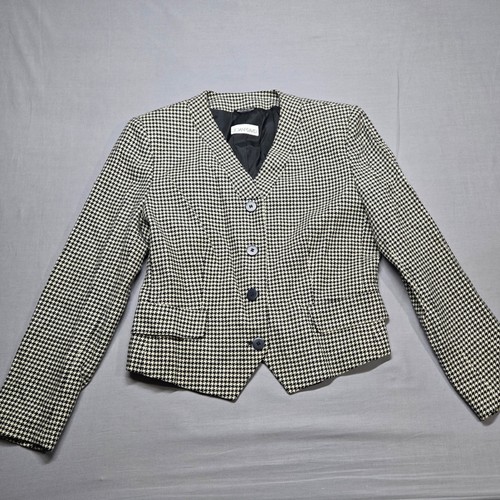 Vintage cropped blazer - cropped,