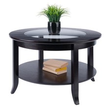 Pemberly Row Round Solid Wood