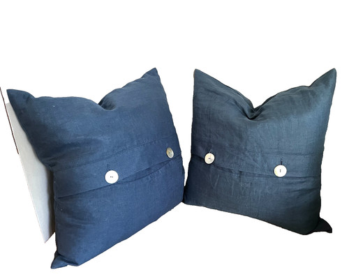 Pottery barn 2pc blue pillows - barn,