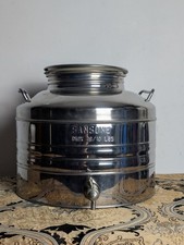 Sansone Inox 18/10Stainless Steel 25 Litre Olive Oil  Honey Wine Water Dispenser