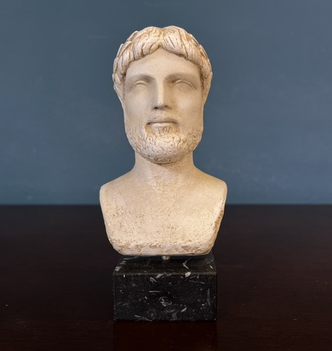 Vintage aristotle bust - bust, on