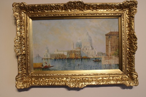 Oil canvas william meadows - on,