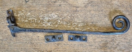 Old cast iron window latches - cast,