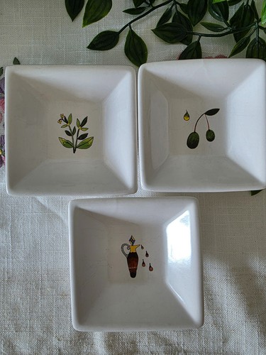 Trio ceramic square tapas - square,