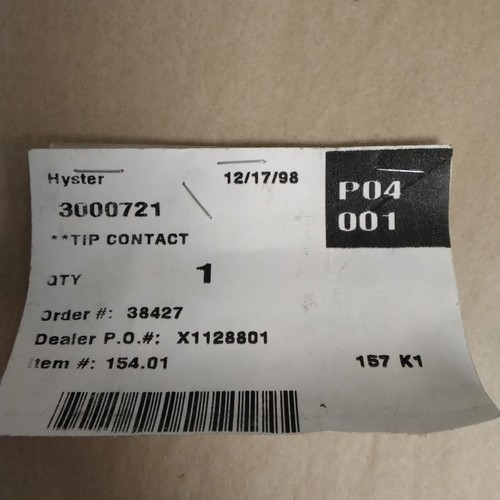 Contact tip 3000721 - contact, hyster