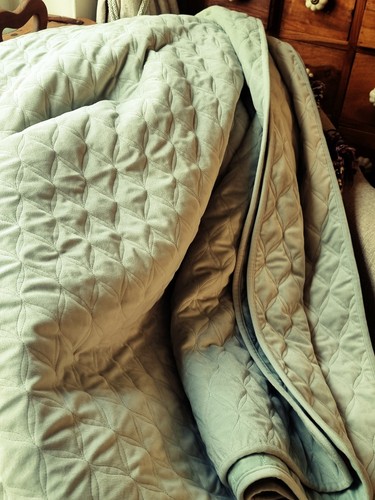 King dunelm velvet quilted - king,