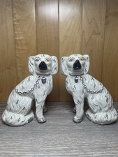 Pair Antique Staffordshire