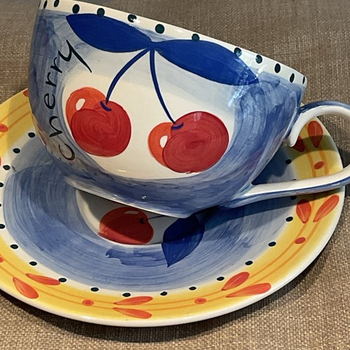 Whittard large cup and saucer - cup,