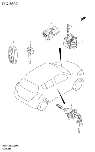 Suzuki genuine bolt steering - bolt,