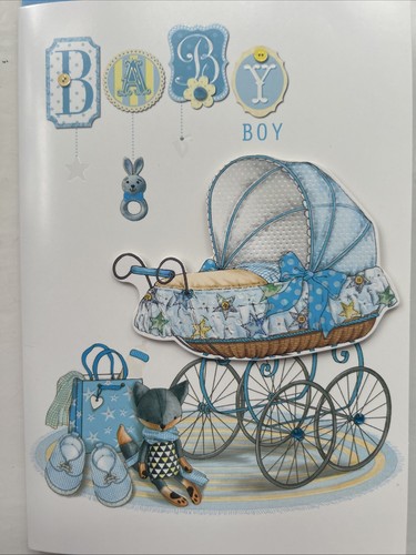Congratulations card birth - card, of