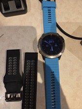 Garmin Quatix Solar 6x Sapphire solar Fenix 1.4" screen maps regatta timer. 