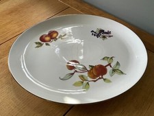 Very Large Royal Worcester Arden/Evesham Gold Oval Serving Platter - 38 x 31cm