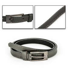 Grey PU Leather Mens Designer