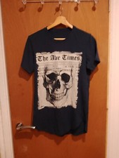 Men's Designer Skull Diamante Top Size S BNWT