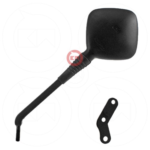 Black mirror with bracket - mirror,