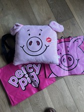 Percy Pig Cushion And Shopping