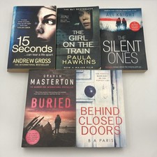 Crime Thriller Books Holiday Read Bundle X 5 Paperbacks Suspense  Mixed Authors