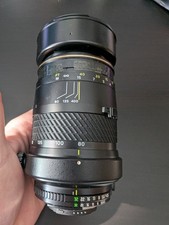Tokina AT-X 80-400mm F/4.5-5.6 AF Lens - Nikon F Mount +both caps