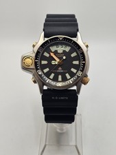 Vintage 1992 Citizen Aqualand Mens  C022-088093Y Analog Digital Dive 200M Watch