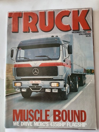 Vintage truck magazine - truck,