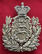 Victorian Duke of Lancaster Yeomanry British Military Helmet Plate - QVC 125mm T