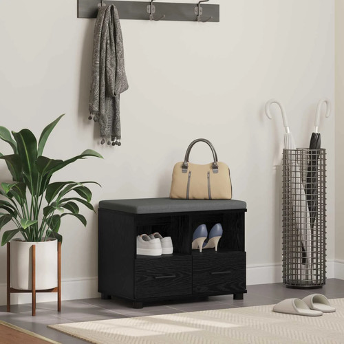 Walplus black oak hall - hall, bench
