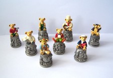 Vintage hand painted pewter