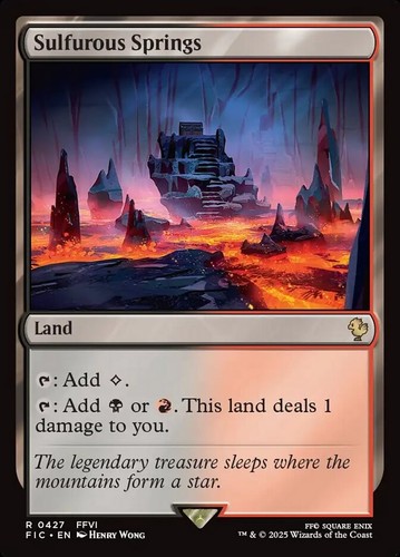 Mtg sulfurous springs - mtg, fic