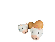 New 2 Novelty Ceramic Cow